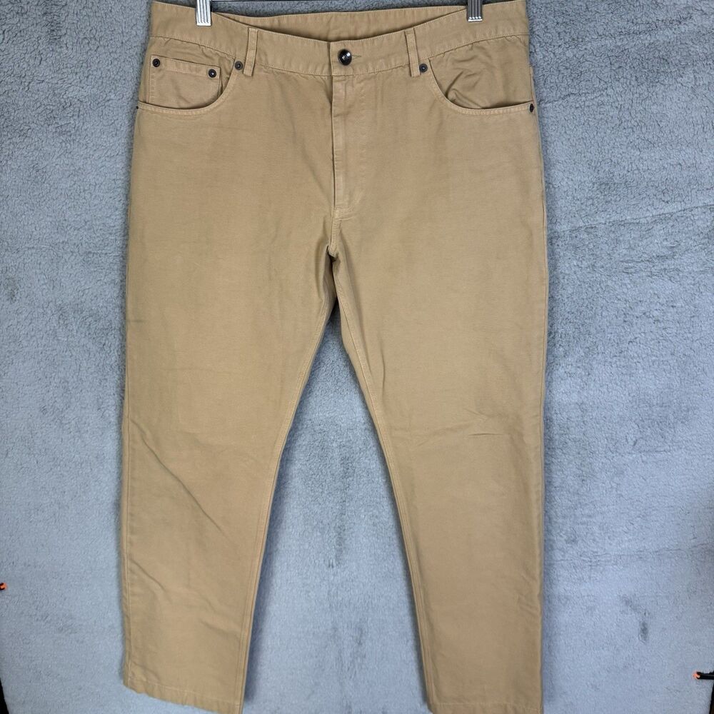 Spier &‎ Mackay Handmade Pants 36x31 Khaki Straight Leg Cotton Contemporary